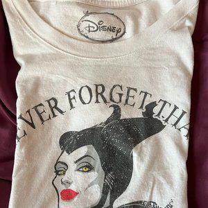 Disney's Maleficent " Never Forget That I'm in Control " Junior Large T-Shirt